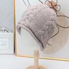 Autumn and Winter High-quality Wool Fashion Crimping Temperament Versatile Pullover Hat Solid Color Simple Warm Elegance Stacking Hat