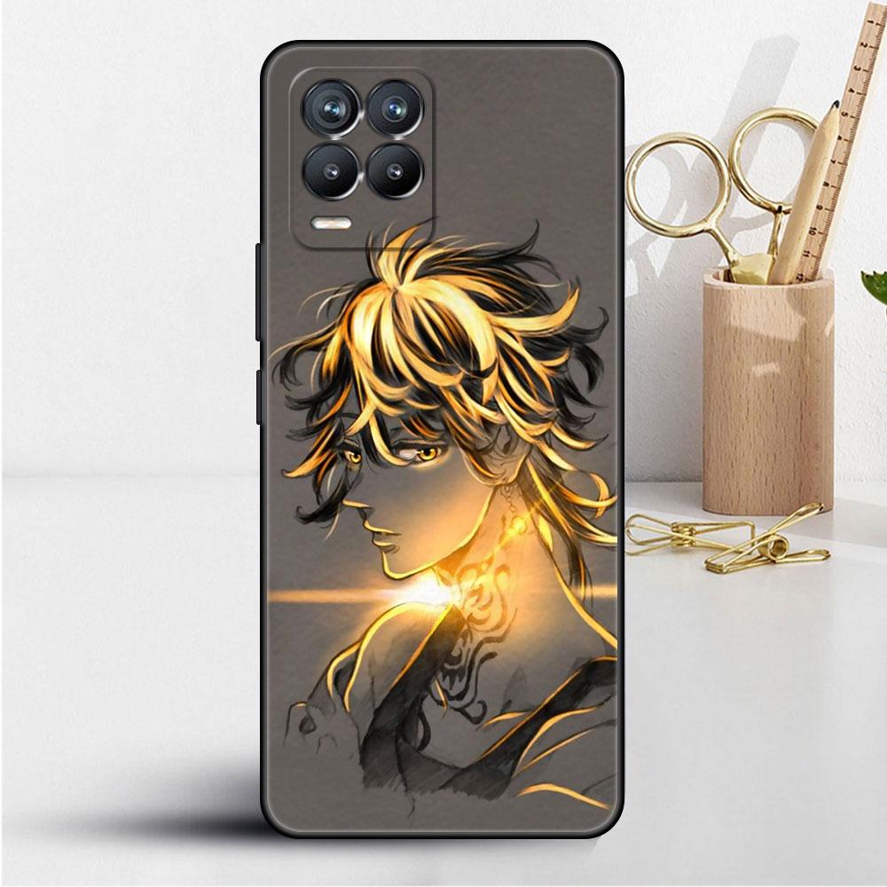 Weiche TPU-Hülle für Realme 8 C21 9 Pro 8i 9i GT Neo 3 2 C3 7 6 C21Y C15 C11 C35, Telefonabdeckung, japanischer Anime Tokyo Revengers