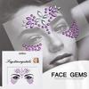 Eco-Friendly Fashion 3D Mermaid Face Gem Crystal Rhinestone Temporary Tattoo Stickers Shiny Glitter for Festival Prom Party
