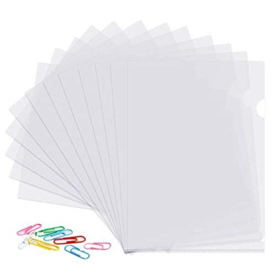 DY.2ten Clear Holder A4 30 sheets File 0.16mm thickness Transparent Case Document Organization Material Storage Protection Slim Vertical Convenient