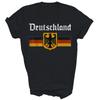 Deutschland Flagge Adler Vintage Gerunisex T-Shirt Vintage Leicht Vielseitig Mode Weich Dehnbar Streetwear Homme Unisex