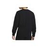Nike Rundhals-Pullover mit Buchstabenstickerei Herren Sweatshirt Schwarz DV9975-010