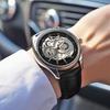 Men's Classic Leather Watch Minimalist Quartz Wristwatch