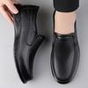New Casual Shoes Business Men Slip-on Shoes All-Match Business Loafers Handmade Dress Flats Mens Genuine Leather Shoes