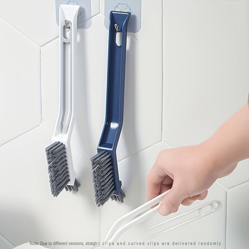 A Gap Cleaning Brush, a New Multifunctional Tool Designed for Cleaning Crevices,Featuring Stiff Bristles.The Handle Is Hangable,with Moderate Hardness