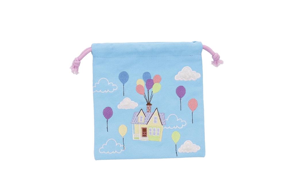 Marushin Drawstring Bag, Up, Purple Grape, Disney Pixar, 0 2335063400