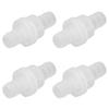 12PCS Aquarium Check Valve Ozone Resistance Oil Resistant One Way Air Valve PP Check Valve for Fish Tank Chemical