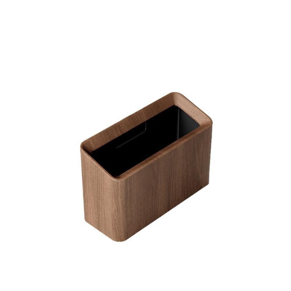 Square Desktop Narrow Trash Can Nordic Mini Wastebasket Waste Bin Countertop Trash Box  Kitchen