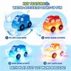 Light Up Car Playset Bath Toys LED Sensory Soft Vinyl Floating Water Play Toys for Bathtub & Pool Toddler Toys for 3 4 5 Years