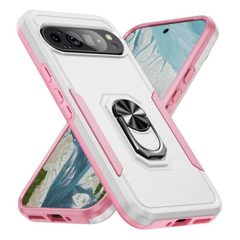 Applicable To Google Pixel 9Pro Ring Armor Anti-Drop Phone Case Pixel10a Pioneer Bracket Case