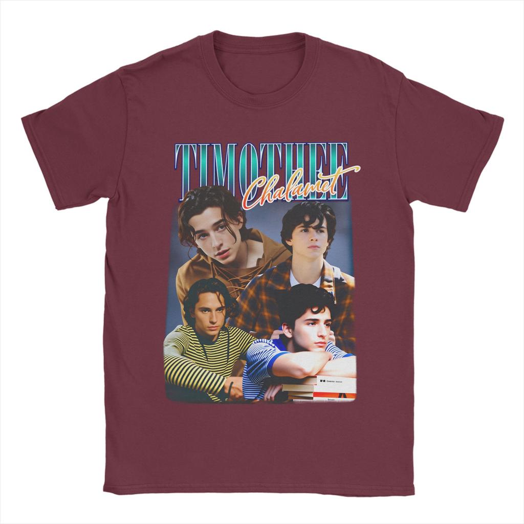 Timothée Chalamet Marty Supreme Unisexs T Shirts Casual Tees Short Sleeve Round Collar TShirts Cotton Plus Size Clothing