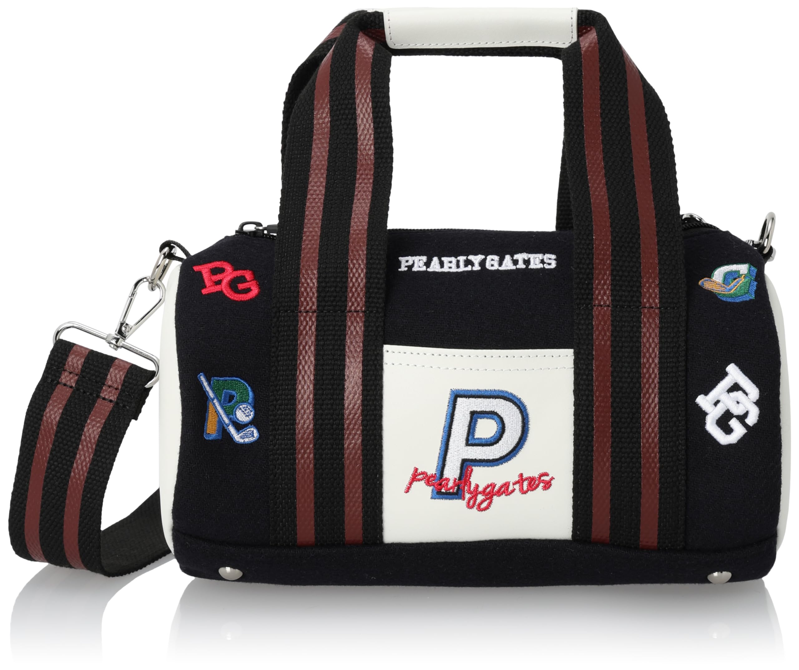 

[Pearly Gates] Unisex Cart Bag College Patch Cart BAG 053-4181002 120Navy FR