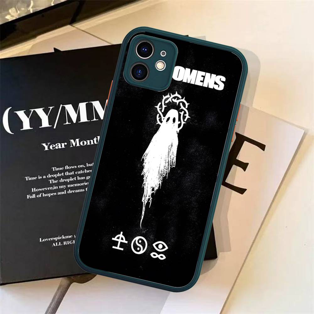 Bad Omens Music Band Phone Case For IPhone 16e 16 15 14 13 12 11 Pro Max X XS Max Plus Matte Clear