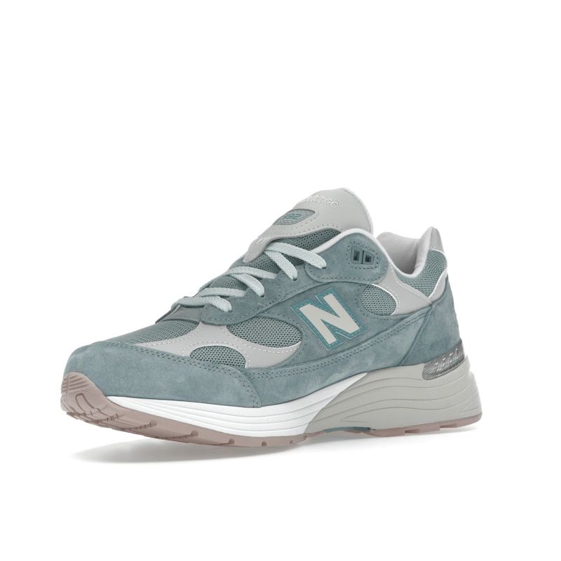 Kith x New Balance 992 Made in USA Osaka Pack Herren Sneaker Blau Ägäischblau Schattengrau U992KT