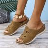 Fashion New Arrival Women's Open Toe Wedge Sandals Summer Fashion Breathable Comfortable Casual Outdoor Slippers Female Summer Footwear