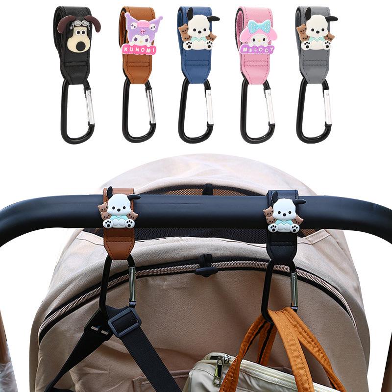 Anti-Fall Baby Stroller Hook & Storage Bag Attachment