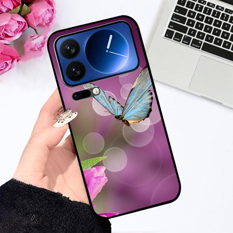 Silikonhülle für Xiaomi 17Pro/17 Pro Max Stoßfeste Handy-Rückseite Niedliche Bemalte Fundas für Xiaomi17 Pro Max Weiche TPU-Schale
