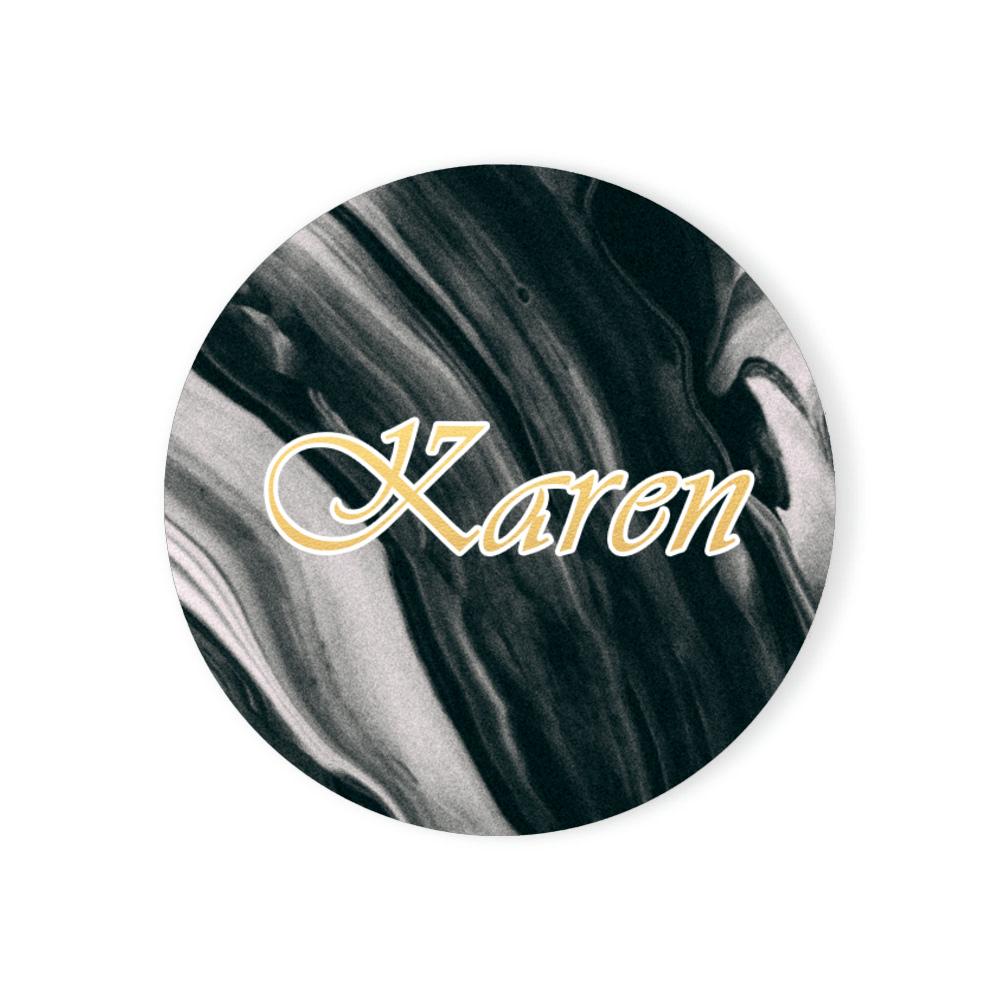 Personalised Marble Coasters Customised Gift Housewarming Room Bar Decor Marble Style Custom Name Ceramic Coaster Sets