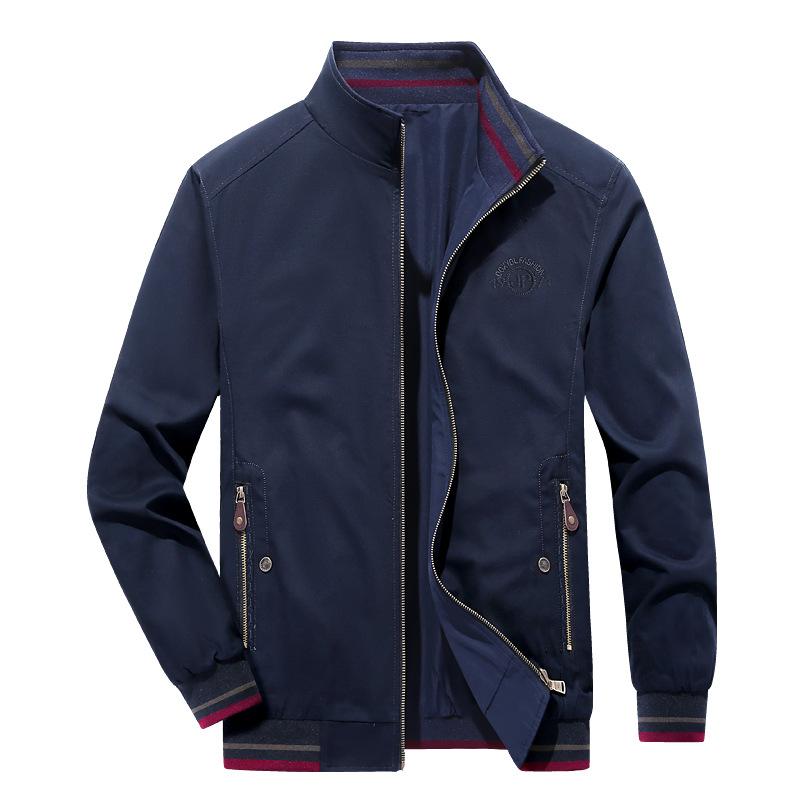 Men's Sports Jacket, Double-sided Stand Up Collar Jacket, Casual and Fashionable Color Blocked Jacket, Men's Jacket