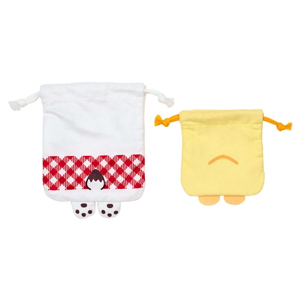 Sanrio Conjunto de 2 Sacos com Cordão Loves Pochacco Estojo para Acessórios 727733 (SANRIO) (Pochacco Pee-chans)