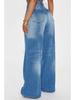 Y2K Women's Retro Washed Wide-Leg Baggy Jeans