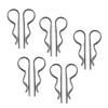 10pcs R Shaped Spring Cotter Pins Assortment Set Steel Hairpin Clips Simple To Use for Versatile Hitch Pin Applications