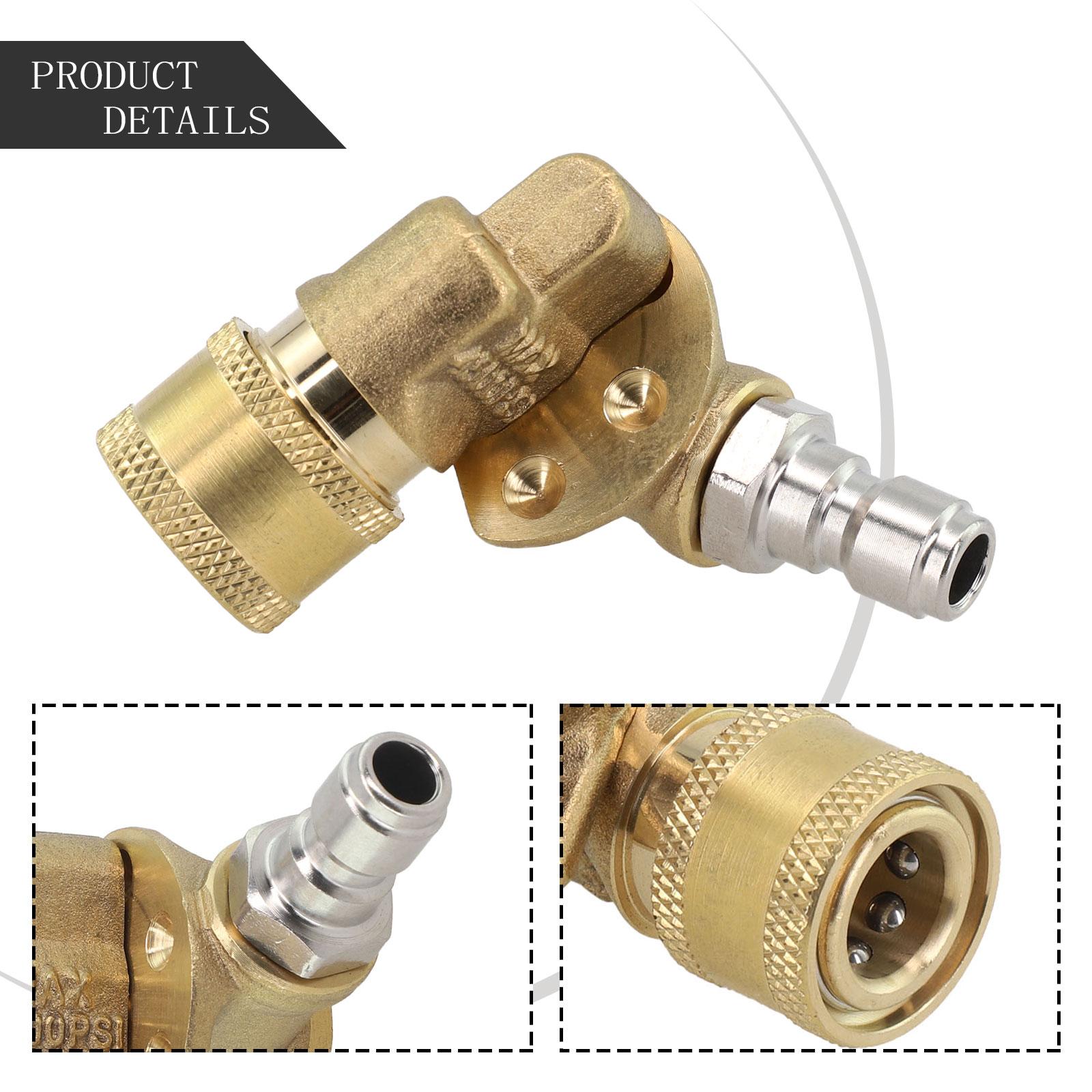 

Quick Connector Swivel Coupler Adjustable Cleaner Rotatable Tool Practical Brand New High Quality Long Lasting China Mainland