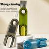 3 in 1 Bottle Brush Portable Water Milk Kettle Cover Groove Corner Detail Multifunctional Home Handheld Cleaning