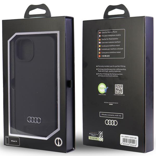 Audi Silikondeksel Iphone 11 / Xr 6.1 Svart/Black Hardcase Au-Lsrip11-Q3/D1-Bk