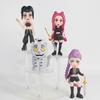 New 8pcs Kpop Demon Hunters Figure Huntrix Figures Toy Derpys Tiger Rumi Mira Zoey Sussy Figurine Ornament