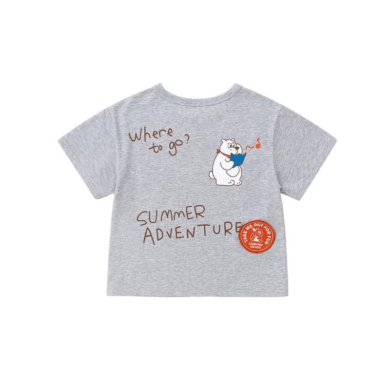 Dudu Family Unisex Kids Lightweight Summer T-Shirt 90