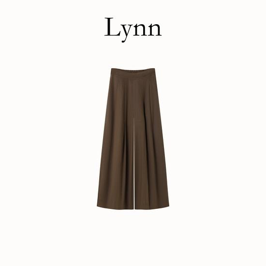 Women s Wide-Leg Linen Pants - 2026 High-End, High-Waisted, Drapey Style for Spring XL