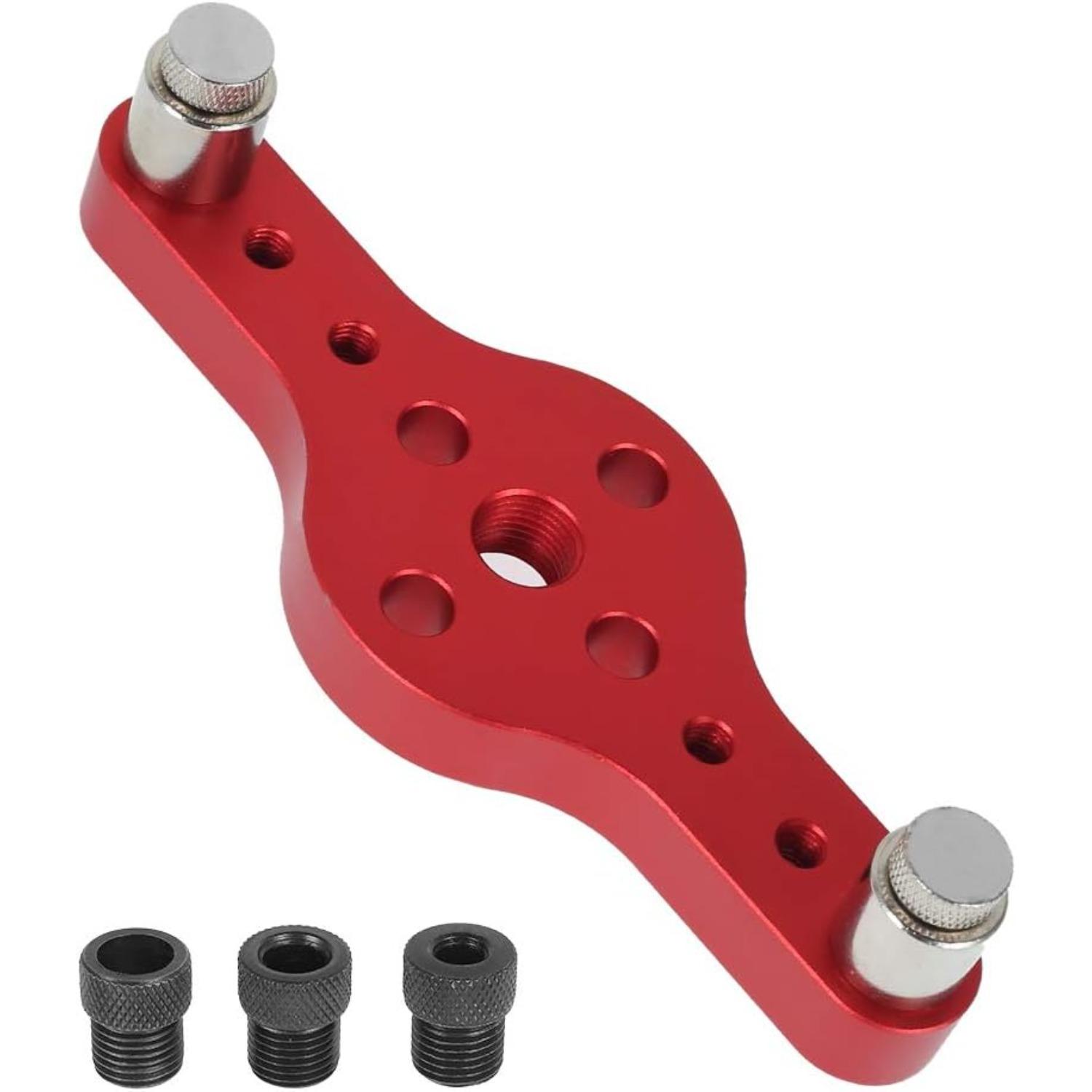 

Vertical Pocket Jig Hole Woodworking Doweling Jig Kit Self Centering Drill Guide Wood Hole Punch Positioner Locator Kit 6/8/10mm