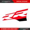 New Sticker Decal 2020-2021-2022-2023 Motorcycle Front Fairing Shell Line Sticker Decal For BMW S1000RR 2019-2024 Hollow LOGO RR