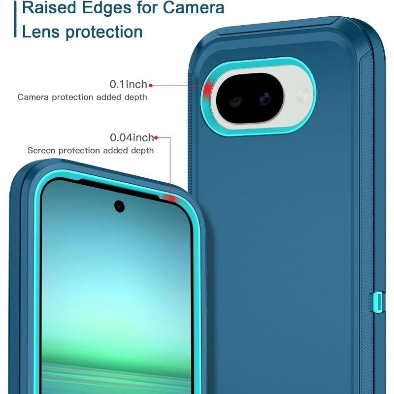 3IN1 Full Body Protect Defender Dust/Drop Proof Case for Google Pixel 10A 9A 8A Pro XL Rugged Original Heavy Duty Ott-Box Funda