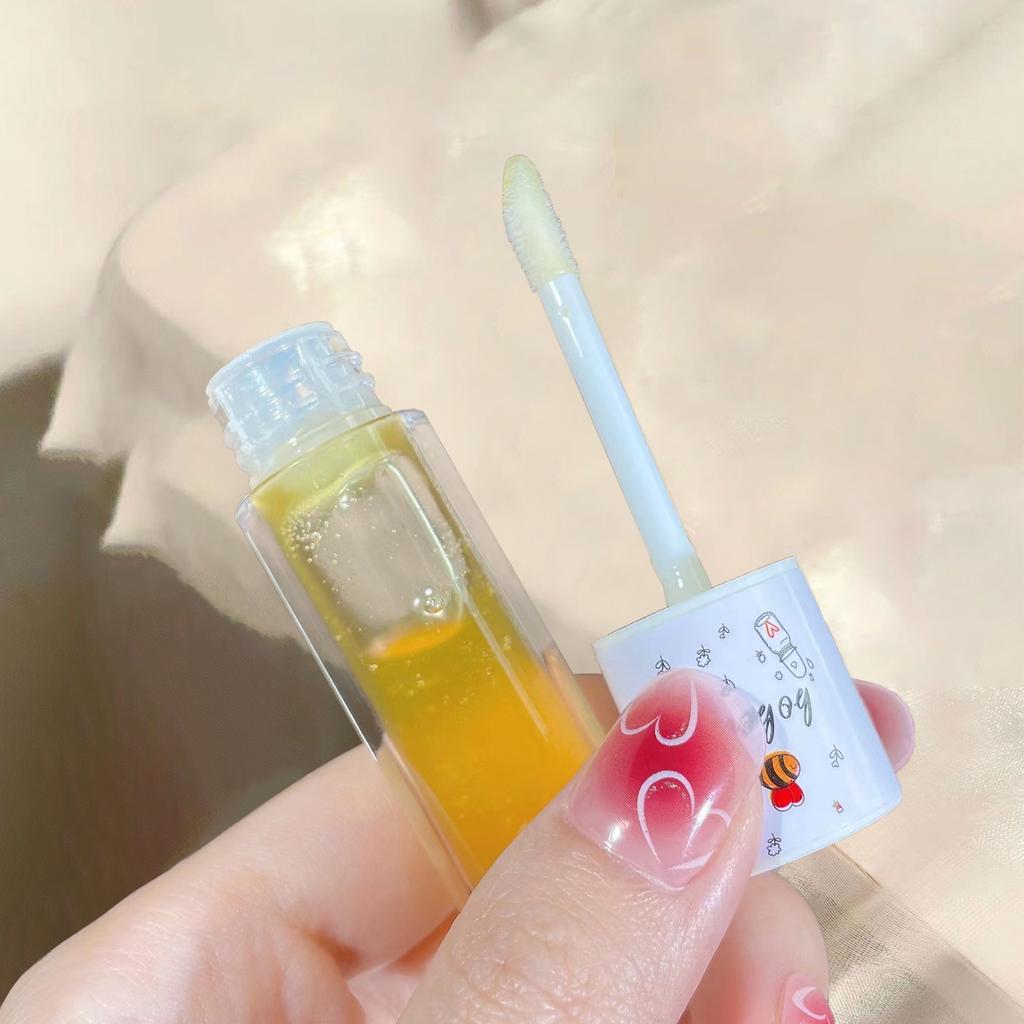 Honey Bee Lip Oil Autumn Lip Care Lip Balm Lip Moisturiser Repair Dry Cracked Peeling Lip Oil for Men and Women