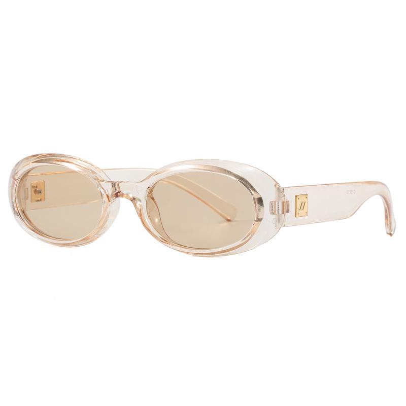 New Style Unisex Oval Frame Sunglasses - Trendy, Modern, Simple Design