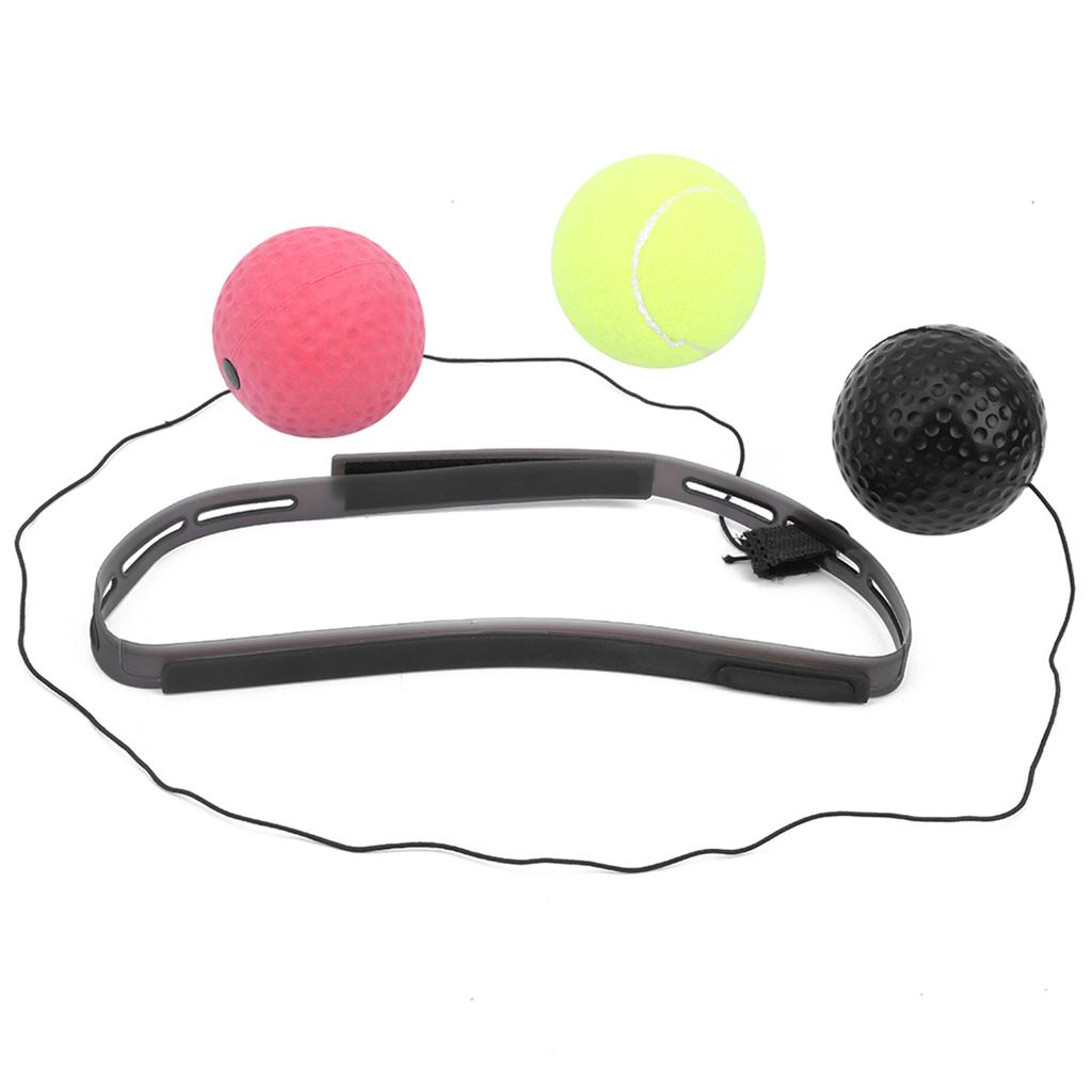 Boxen Response Ball Sanda Trainingsausrüstung Silikon Schweißableitendes Stirnband PU Gummi Ball