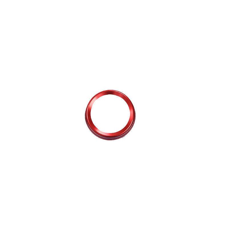 Tail Door Trunk AC Knob Trim 1pcs Fit For Defender 110 - Red Aluminum