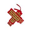 Simple Red Velvet Classical Kathak Dance Bharatnatyam Ghungroo For Women D162 2696-2%