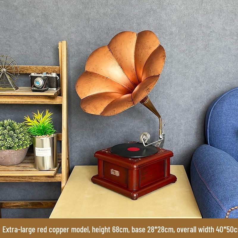 Ретро-модель железного фонографа HANDUNYOU