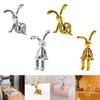 Figurine for Living Room Coffee Table, Mini Electroplated Girls