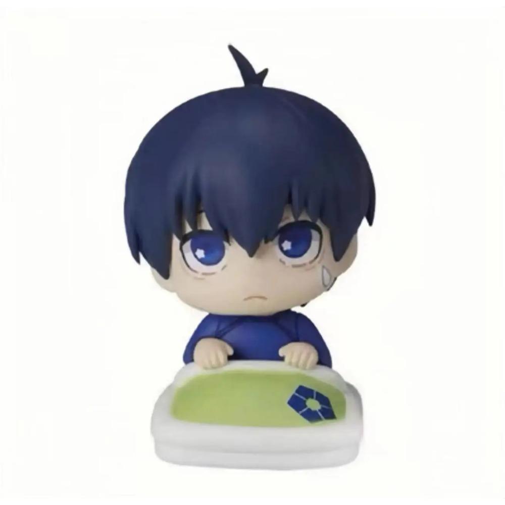 BLUE LOCK Action Figure Sleep Gacha Cute Cartoon Ornament Isagi Yoichi Chigiri Hyoma Nagi Seishiro Rin Itoshi Model Toy