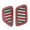 For Volkswagen VW ID.6 ID6 2024 2024 Car Interior Part Refit Dashboard AC Air Outlet Vent Cover Frame Trim Decoration Sticker