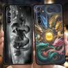 Handyhülle Für Oppo A17 A31 A54 A57 A78 A79 A80 A98 Find X5 X6 Reno 7 8 10 11 12 13 F Pro 5G Weiche TPU Hülle Cartoon Drache Lang