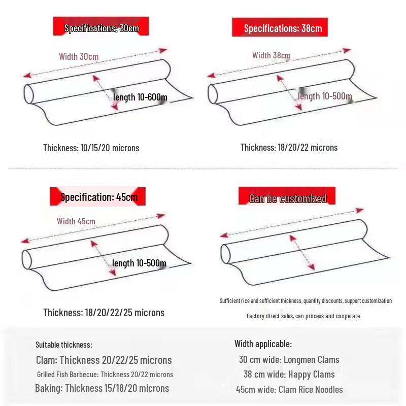 Commercial Heavy-Duty Aluminum Foil