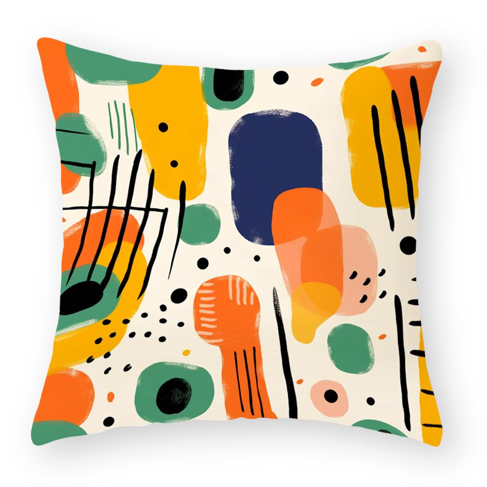New Oil Painting Series Pillowcases, Flower Pillowcases, Sofa Decoration Pillows, Bedside Cushions