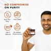 DR. Morepen Shilajit Harz Reiner Himalaya-Extrakt Für Tägliche Wellness-Unterstützung Natürliche Saubere Formel Packung mit 1 15 g