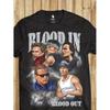 Blood In Blood Out Tribute Shirt | Diamond Edition Vintage Tops for Girls and Men, Casual Crew Neck, Short Sleeve, Loose Fit, Geometric Pattern,