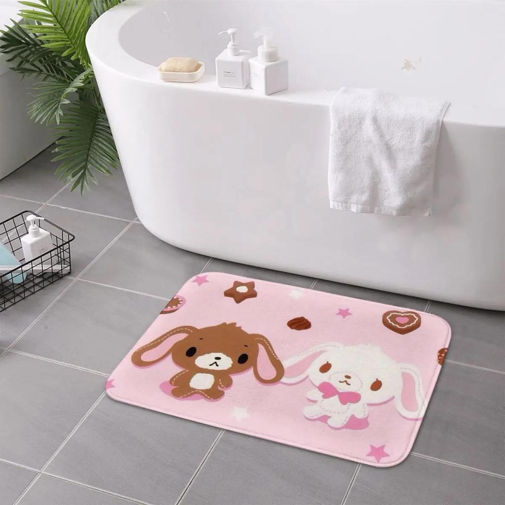 Sugarbunnies Carpet Non-slip Doormat Floor Mat Antiwear Rug for Kitchen Entrance Home Bedroom Cute Footpad Mats Home Decoration